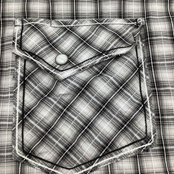 Panhandle Rough Stock Mens Long Sleeve Pearl Snap Shirt Size XL - Picture 5 of 7